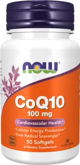 NOW Foods CoQ10 100 мг Коензим Q10 Убиквинон