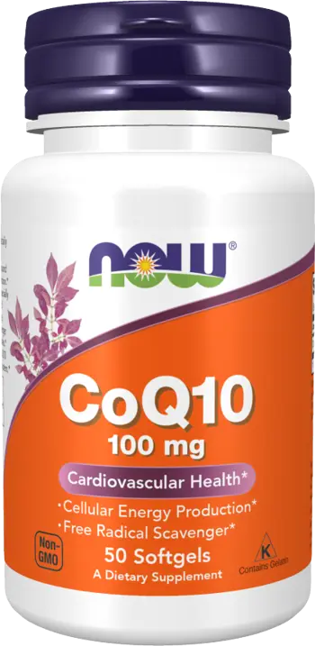 NOW Foods CoQ10 100 мг Коензим Q10 Убиквинон