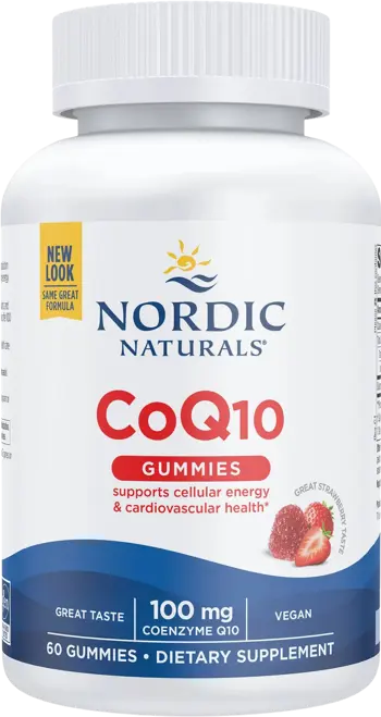 Nordic Naturals CoQ10 Gummies 100 mg Желирани бонбони за сърдечно здраве и енергия