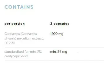 Кордицепс / Cordyceps 1200 mg