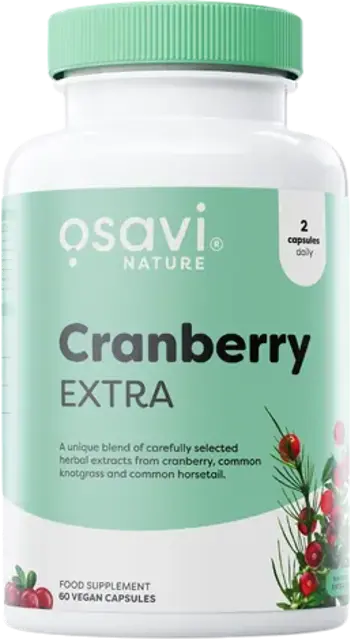 Osavi Cranberry EXTRA 700 mg Подкрепа за пикочните пътища и антиоксидантна защита х 60 капсули