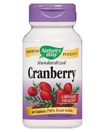 Nature's Way Cranberry Standardized 430 mg Подкрепа за пикочните пътища х 60 таблетки