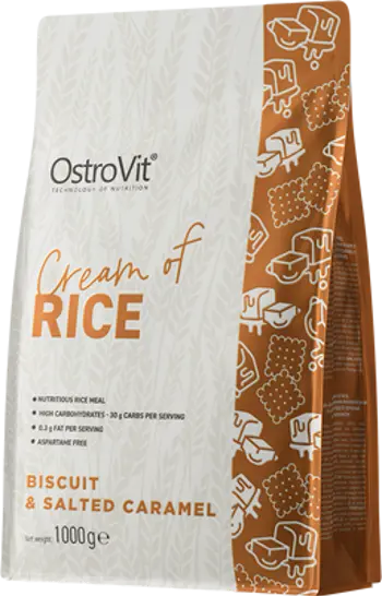 OstroVit Cream of Rice Nutritious Rice Meal Оризова Паста - 1000 грама, 25 дози