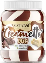 OstroVit Creametto Protein Spread Duo Chocolate Kрем с Ниско Съдържание на Захар - 350 грама
