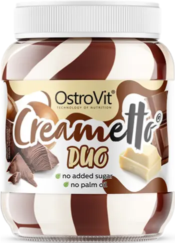 OstroVit Creametto Protein Spread Duo Chocolate Kрем с Ниско Съдържание на Захар - 350 грама