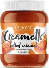 OstroVit Creametto Protein Spread Salted Caramel Крем с Ниско Съдържание на Захар - 350 грама