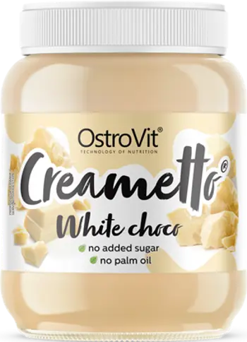 OstroVit Creametto Protein Spread White Chocolate Крем с Ниско Съдържание на Захар - 350 грама