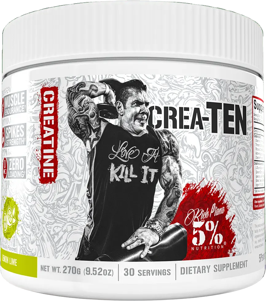 Rich Piana 5% Nutrition Crea-TEN Legendary Series 10 Types Creatine Matrix