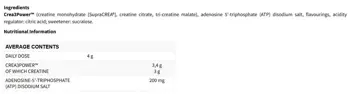 EthicSport Creatine 5.0 with CREA3POWER™ Matrix Креатин за сила и експлозивност