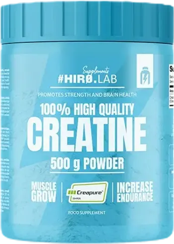Hiro.Lab Creatine Creapure® Powder Креатин монохидрат за сила и възстановяване 500 грама