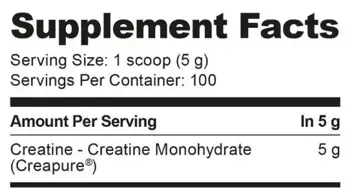 Hiro.Lab Creatine Creapure® Powder Креатин монохидрат за сила и възстановяване 500 грама