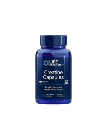 Life Extension Creatine Capsules Креатин монохидрат 500 mg х 120 капсули