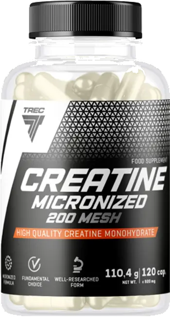 Trec Nutrition Creatine Micronized 200 Mesh Висококачествен Креатин Монохидрат на Капсули