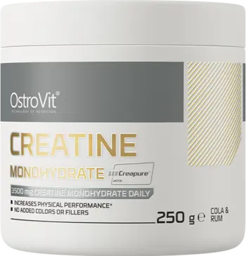 OstroVit Creatine Monohydrate Creapure Микронизиран Креатин Creapure® - 250 грама, 59-71 дози