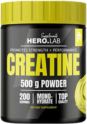 Hiro.Lab Creatine Monohydrate Powder За сила и мускулен растеж