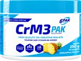 6PAK Nutrition CrM3 PAK (Tri-Creatine Malate + Taurine) Три Креатин Малат + Таурин - 250 грама, 50 дози