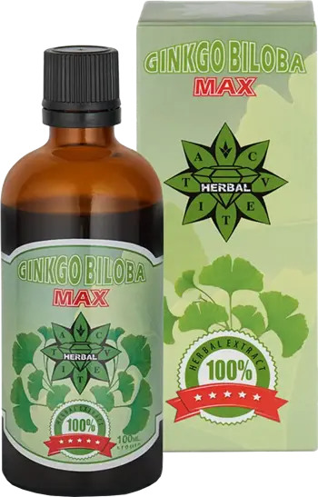 Cvetita Herbal GINKGO BILOBA MAX За подобрено кръвообращение и концентрация 100 мл