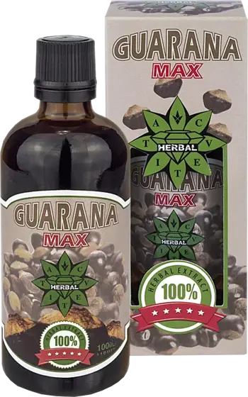 Cvetita Herbal GUARANA MAX Течен екстракт от гуарана - 100 мл, 33 Дози