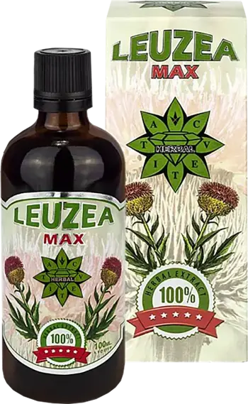 Cvetita Herbal LEUZEA MAX Екстракт от левзея за сила и енергия 100 мл
