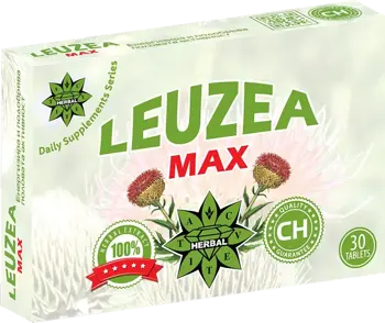 Cvetita Herbal LEUZEA MAX Tabs Био стимулант за сила и енергия х 30 Таблетки