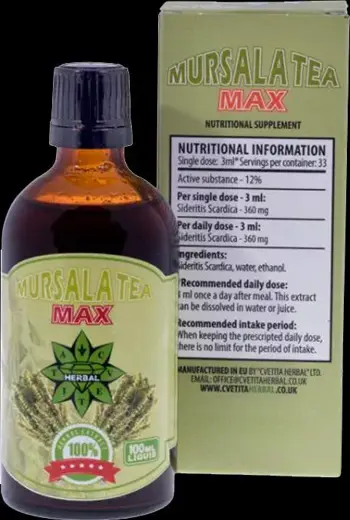 Cvetita Herbal Mursala Tea Max Екстракт от Мурсалски чай 100 мл