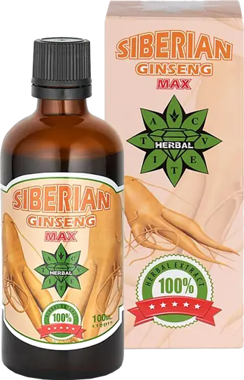 Cvetita Herbal Siberian Ginseng Max Течен екстракт от сибирски женшен 100 мл