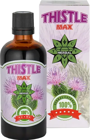 Cvetita Herbal THISTLE MAX Екстракт от бял трън за детоксикация на черен дроб - 100 мл