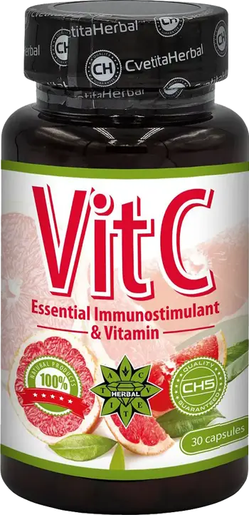 Cvetita Herbal VITAMIN C За силен имунитет и възстановяване х 80 капсули