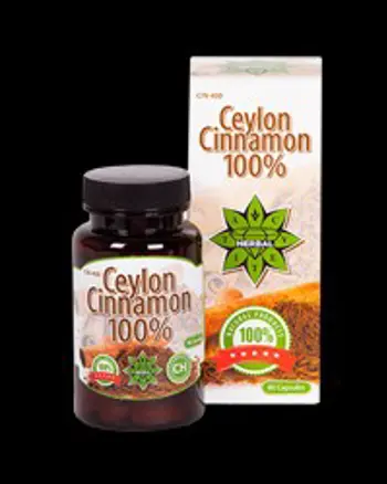Cvetita Herbal Ceylon Cinnamon 100% Цейлонска канела - 90 капсули