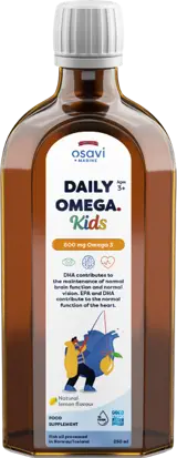 Дневна Течна Формула с Омега за Деца с Вкус на Лимон / Daily Omega Kids Liquid | Nаtural Lemon Flavored