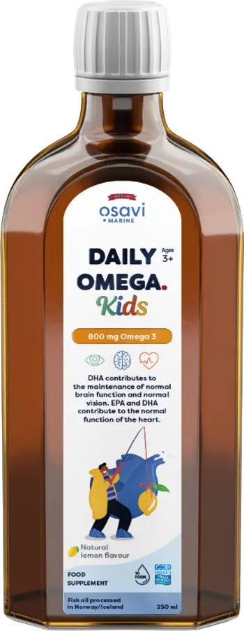 Дневна Течна Формула с Омега за Деца с Вкус на Лимон / Daily Omega Kids Liquid | Nаtural Lemon Flavored
