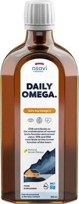 Дневна Течна Формула с Омега с Вкус на Лимон / Daily Omega Liquid | Natural Lemon Flavored