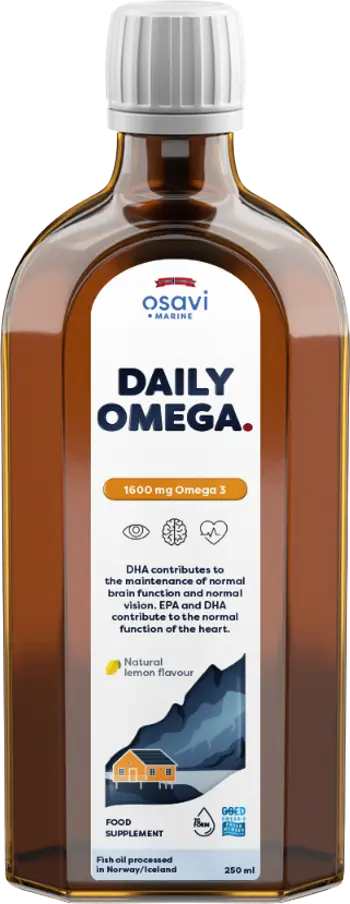 Дневна Течна Формула с Омега с Вкус на Лимон / Daily Omega Liquid | Natural Lemon Flavored