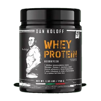 DAN KOLOFF Whey Protein Суроватъчен Протеин - 750 грама, 25 дози