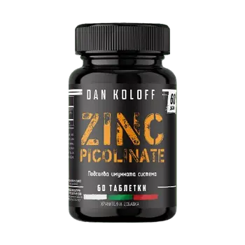 DAN KOLOFF Zinc Picolinate Цинк Пиколинат - 60 таблетки, 60 дози