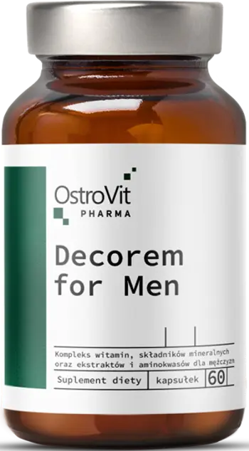 OstroVit Decorem for Men Beauty Multivitamin Мъжки Витаминен Комплекс - 60 капсули, 30 дози