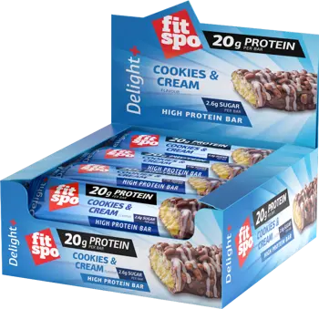 FIT SPO Delight+ Protein Bar Бисквити с крем