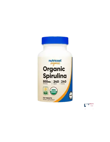Nutricost Organic Spirulina Спирулина Органик 240 таблетки