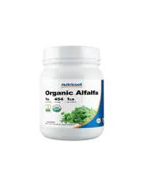 Nutricost Organic Alfalfa Детоксикация, женско здраве - 454 g прах