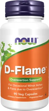 NOW Foods D-Flame Противовъзпалителна Формула - 90 веге капсули, 45 дози