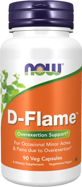 NOW Foods D-Flame Противовъзпалителна Формула - 90 веге капсули, 45 дози