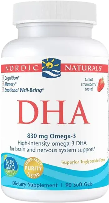 Nordic Naturals DHA 830 mg Омега-3 за мозъка и нервната система