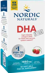 Nordic Naturals DHA Xtra 1660mg Високоинтензивна DHA формула за мозъка и нервната система