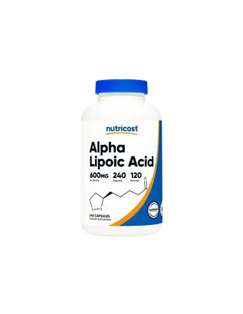 Nutricost Alpha Lipoic Acid 600 мг Алфа-липоева киселина - 240 капсули