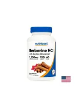 Nutricost Berberine HCl with Ceylon Cinnamon Диабет и метаболизъм х 120 капсули