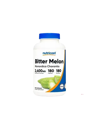 Nutricost Bitter Melon Momordica Charantia Горчив пъпеш за контрол на кръвната захар х 180 капсули