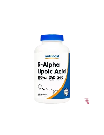 Nutricost R-Alpha Lipoic Acid Диабет и периферна невропатия - R-Алфа липоева киселина 100 mg х 240 капсули