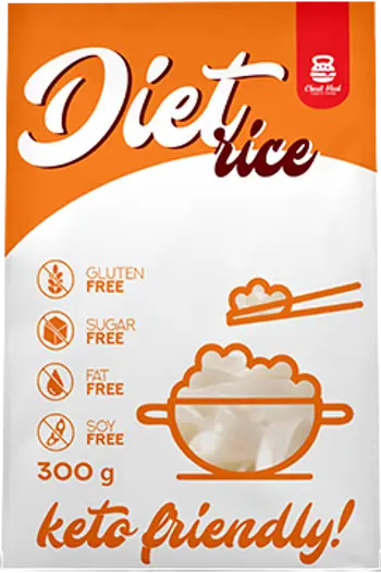 Cheat Meal Diet Rice Keto Friendly Konjac Ориз Конджак Глюкоманан - 300 грама