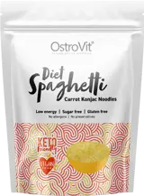 OstroVit Diet Spaghetti + Carrot Keto-Friendly Low-Calorie Konjac Noodles Спагети Конняк Глюкоманан - 400 грама