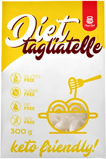 Cheat Meal Diet Tagliatelle Keto Friendly Konjac Паста Талиатели Конджак Глюкоманан - 300 грама